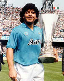 Diego Armando Maradona. Font: Taringa.net